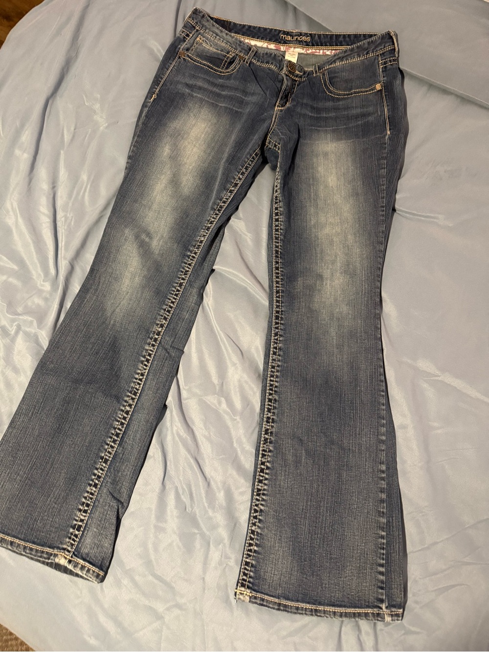 Maurices Mid rise Women's Dark Blue Flare Jeans
